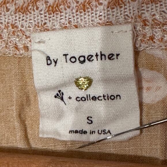 By Together Mixed Material Top Made in USA Small - Picture 5 of 7